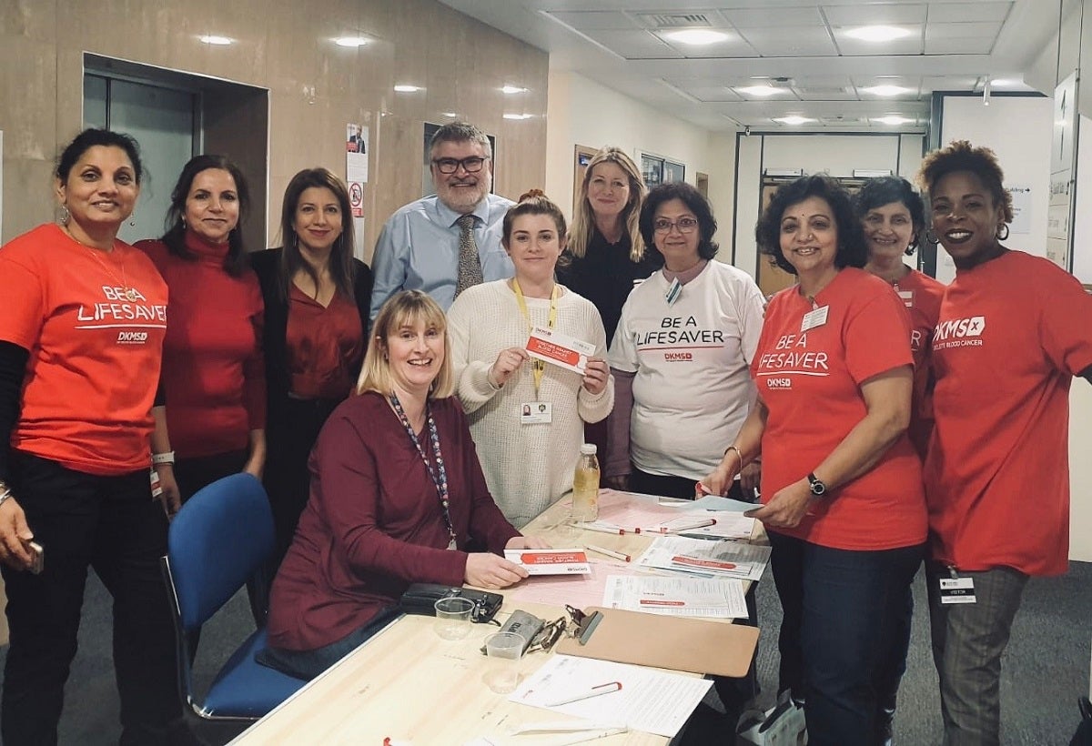 Members of DKMS Bedford hub