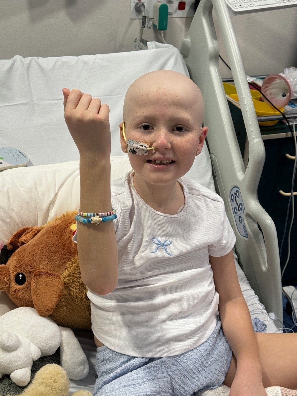 Young patient a the hospital