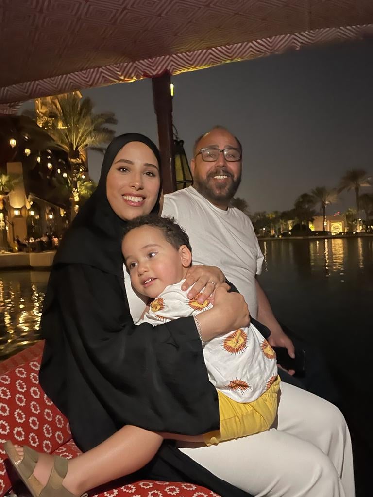 Meriem, Yousef and his Grandad
