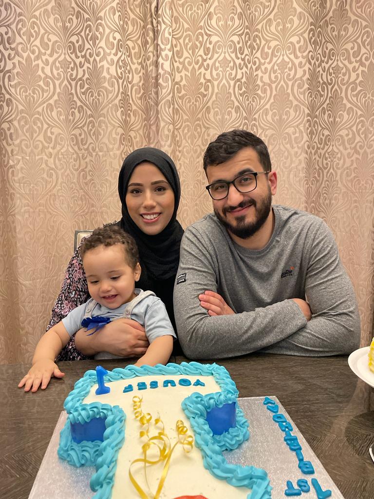 Meriem, Yousef and husband Omar