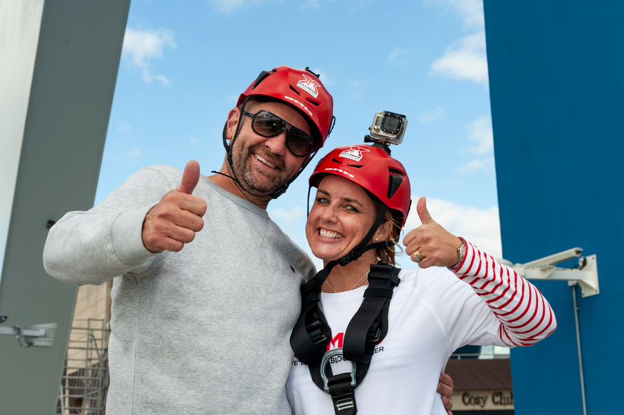 DKMS fundraiser Sally Hurman and husband Gav