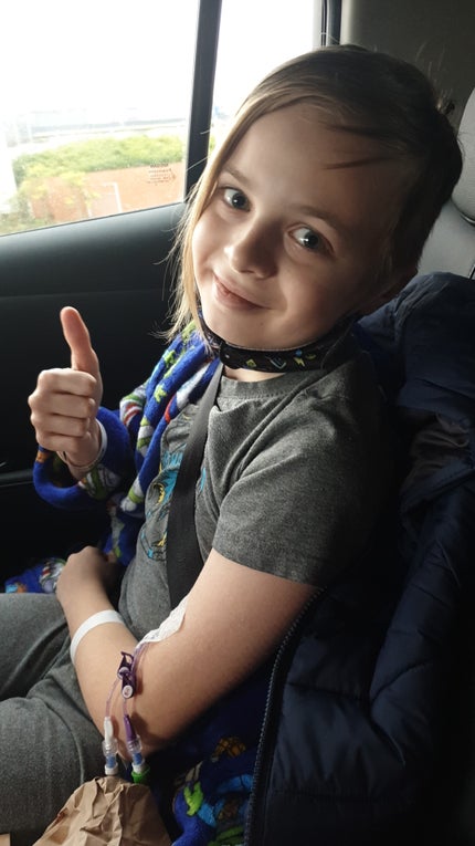 Image of Ethan with his thumb up