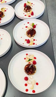 Dessertkreation aus der Schauküche