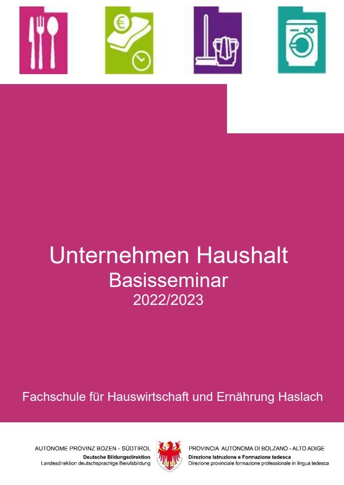 Flyer Basisseminar Unternehmen Haushalt