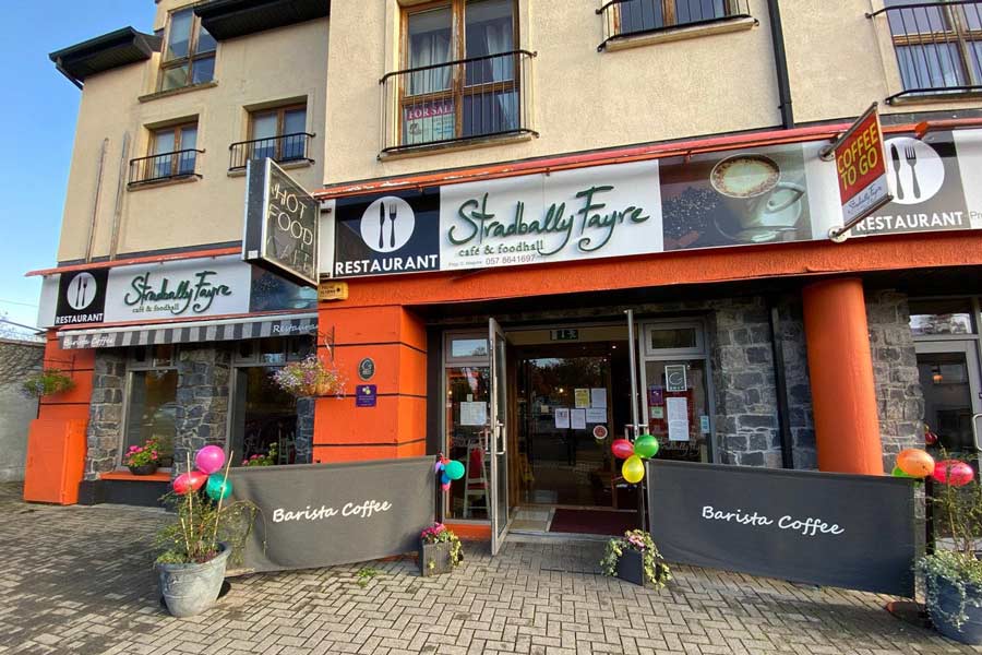 Brightly coloured exterior of Stradbally Fayre
