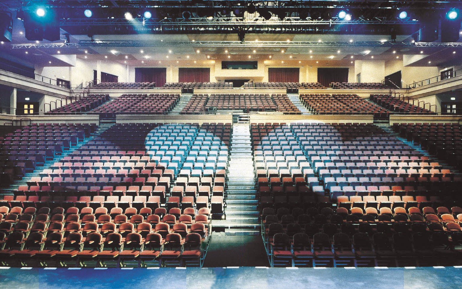 A view inside the main auditorium at the Gleneagle INEC Arena
