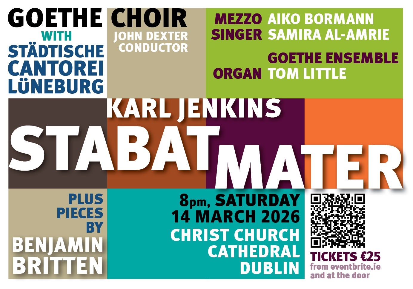 Flyer for Goethe Choir Spring Concert 2026