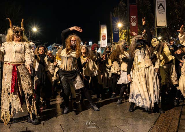 Samhain Community Dance Spectacle: A Thriller in Eyre Square, Galway