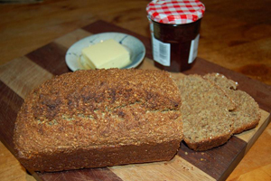 Brown Bread on Board at Portumna Country Market