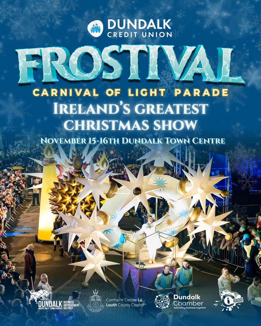 Poster for Frostival Winter Festival in Dundalk