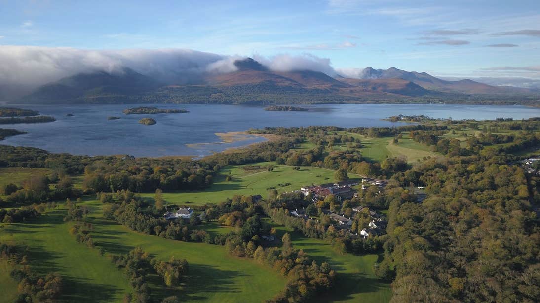 A stunning view of the grounds surrounding Castlerosse Park Resort