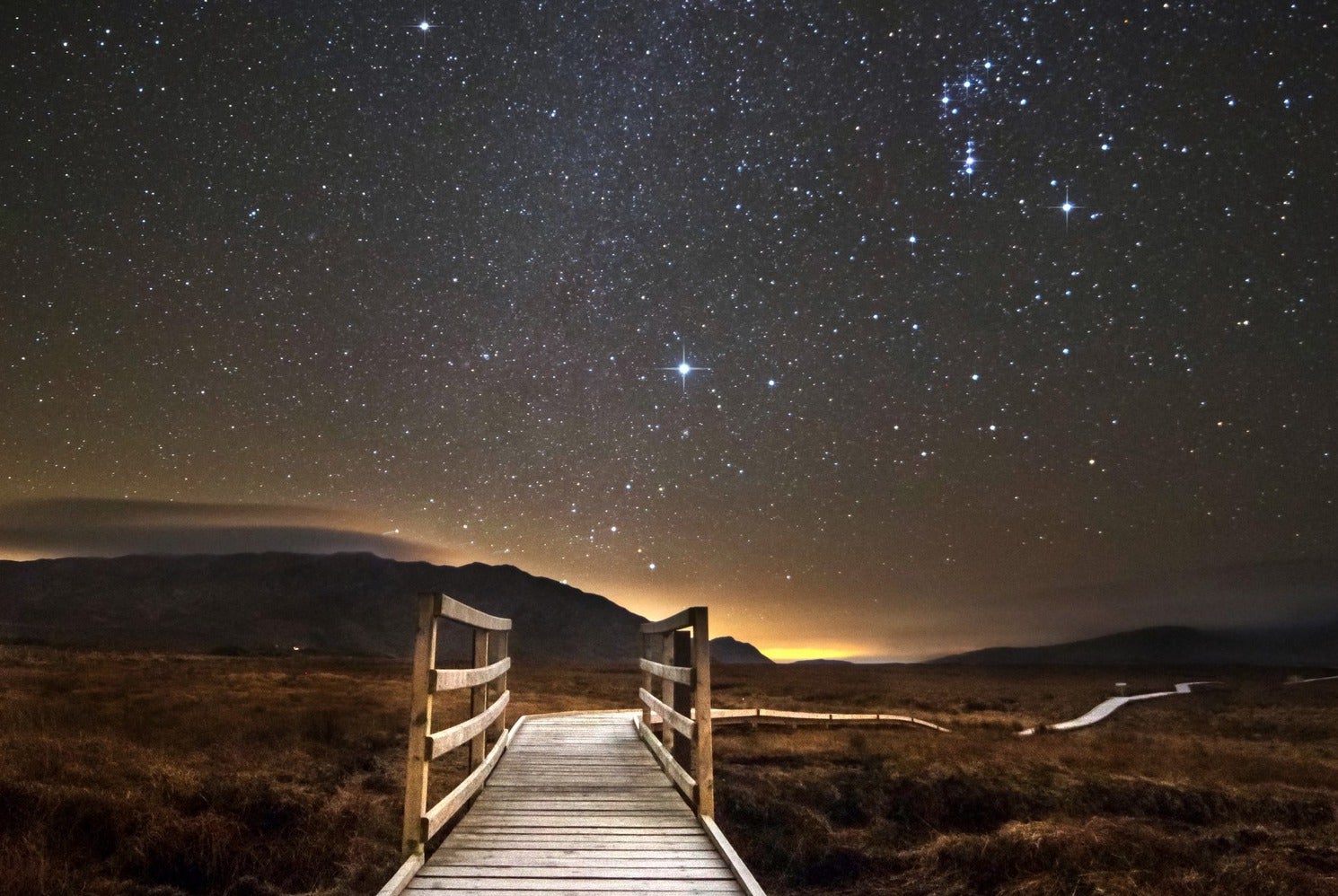 Image of the Claggan Boardwalk near Mulranny County Mayo, by Brian Wilson