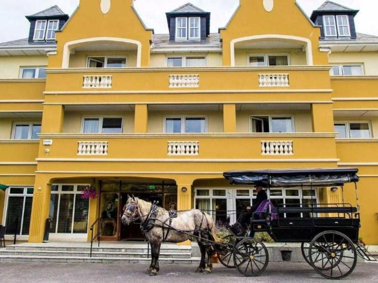 Front view of hotel