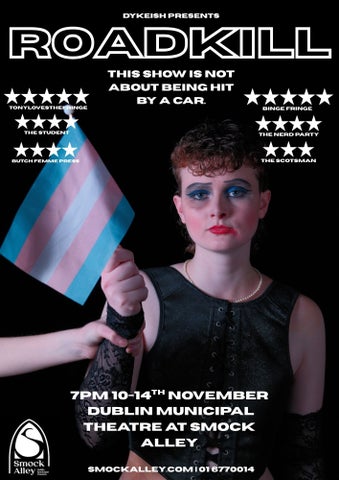 Poster for Roadkill Dublin Municipal Theatre at Smock Alley