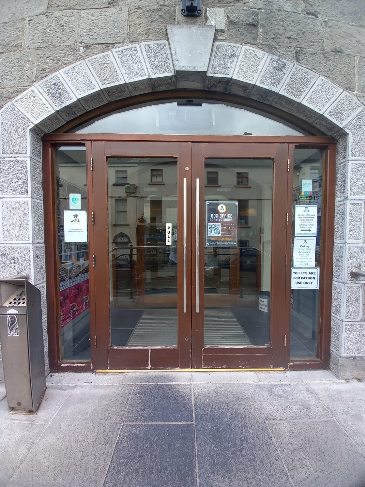 The front door to Portlaoise Community Tourist Office