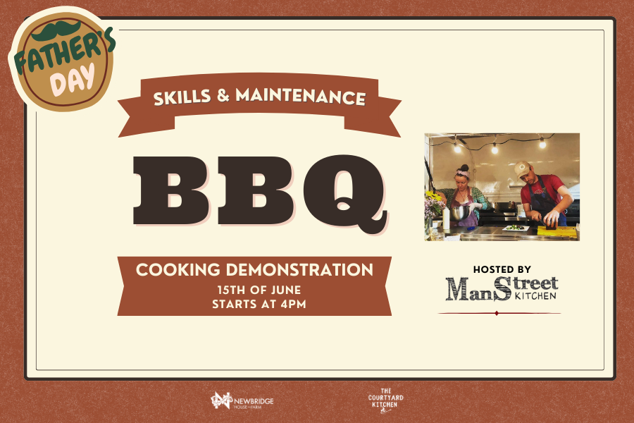 Join us at Newbridge House for an exclusive Big Green Egg Maintenance Class with Man Street Kitchen!