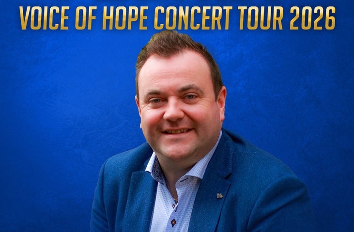 Patrick Feeney with Voice of Hope Concert Tour