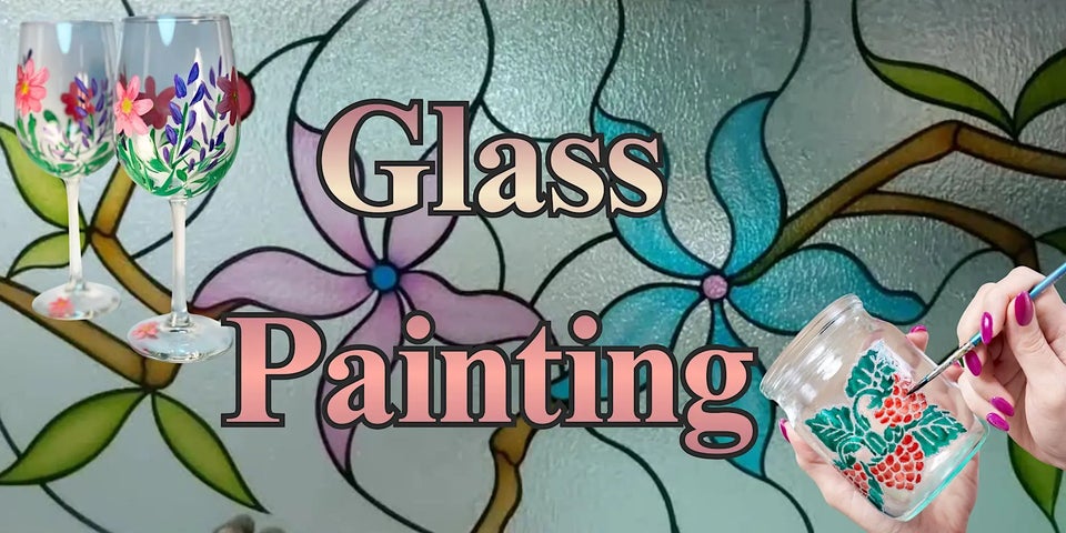 Paint your own unique glass in a relaxed environment  Paint your own unique glass in our art studio to take home. Create your own unique piece with our instructor to help you crerate your masterpiece!