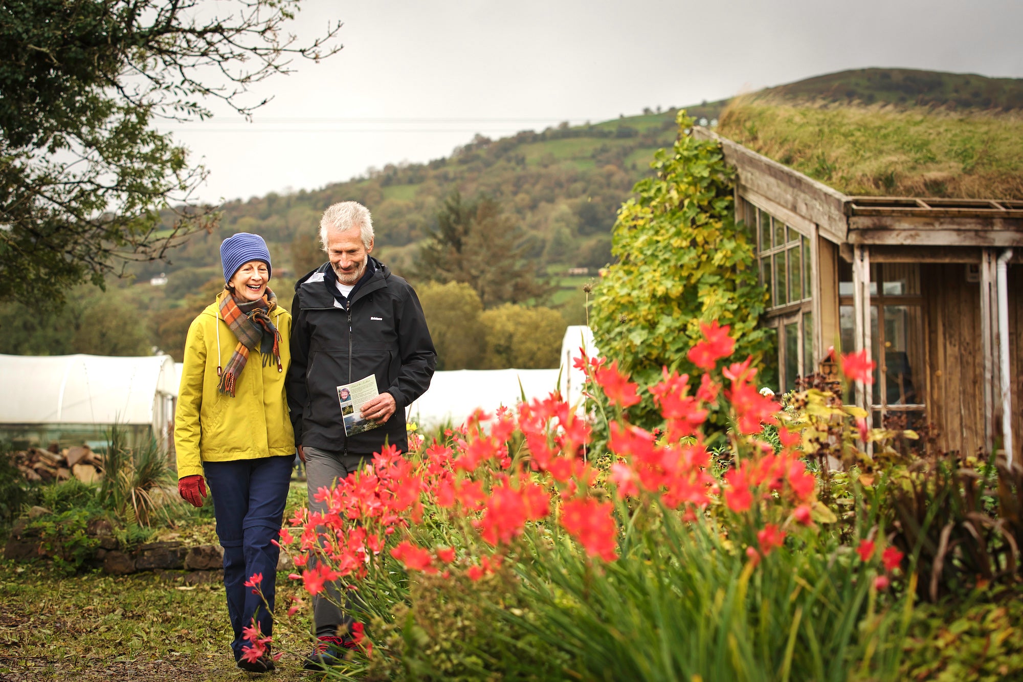 A couple at The Organic Centre in County Leitrim