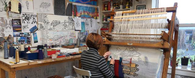 Frances Crowe Fibre Artist at Grange Studio