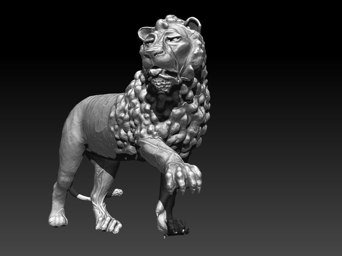 Medici Lion' by Siobhán Hapaska