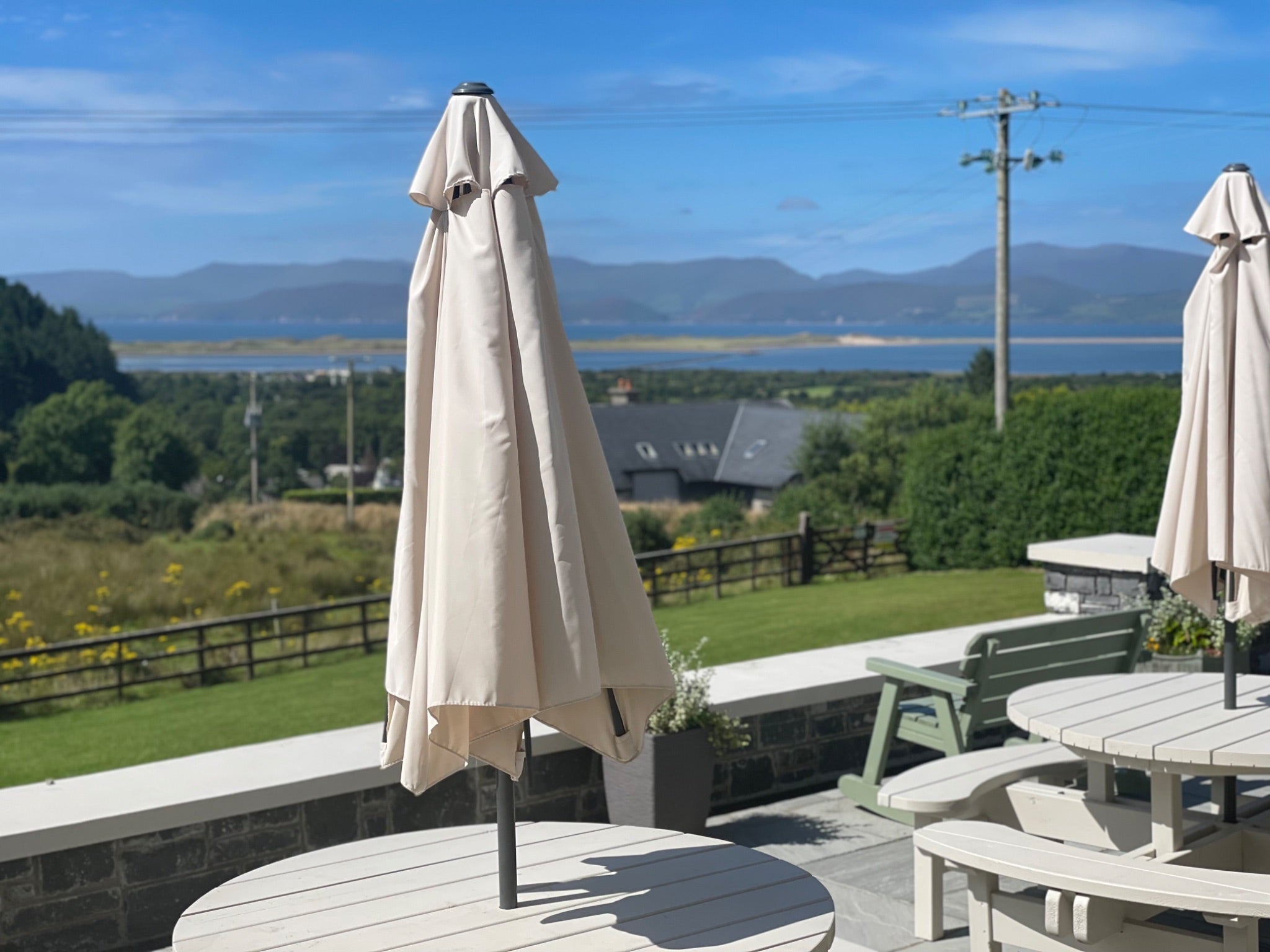 Outside seating area