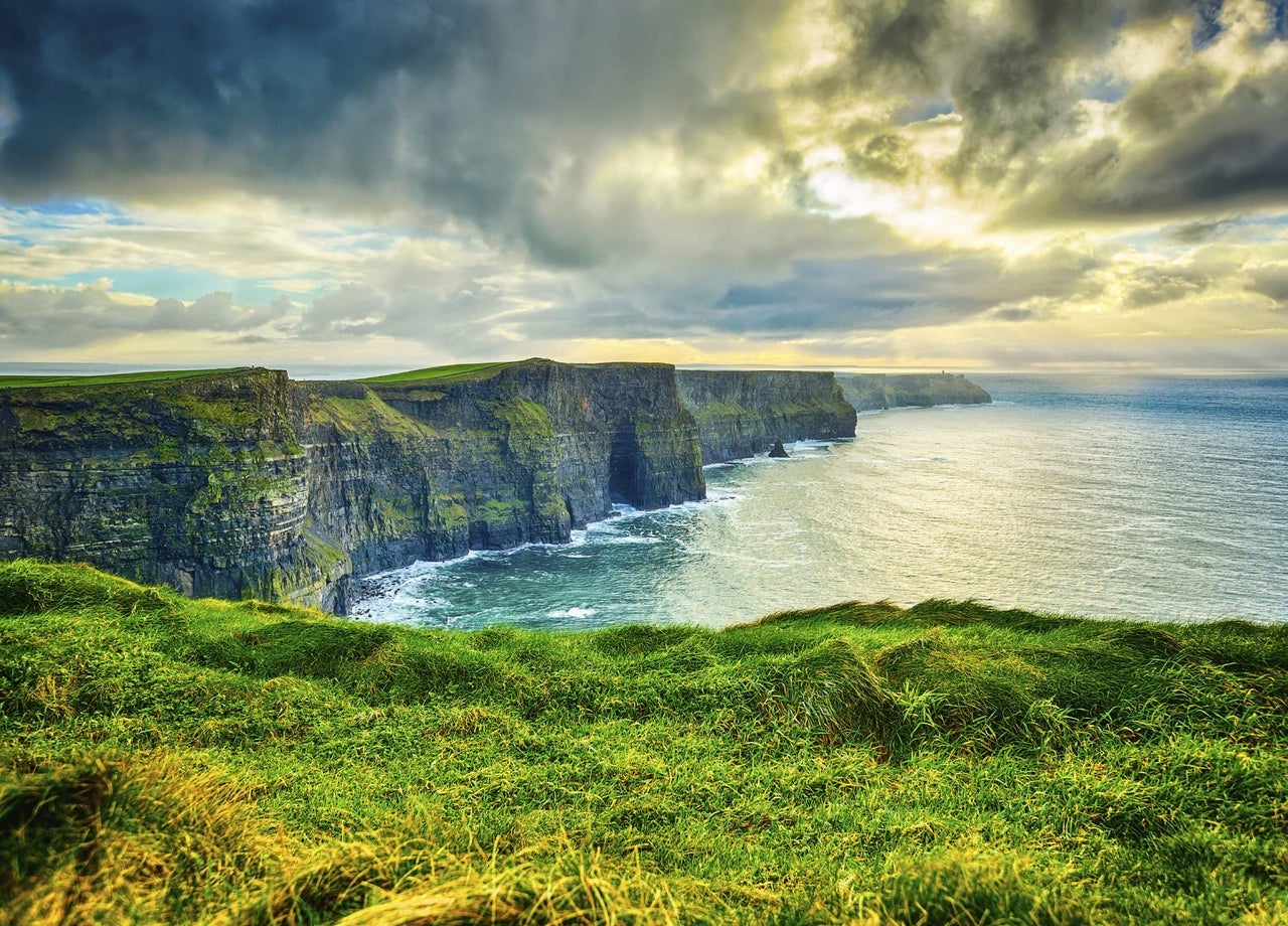 Coastal views of the Cliffs of Moher with Inishfree Irish Music Tours