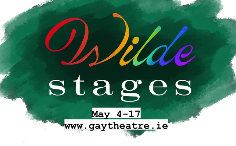 The words wilde stages on a green background