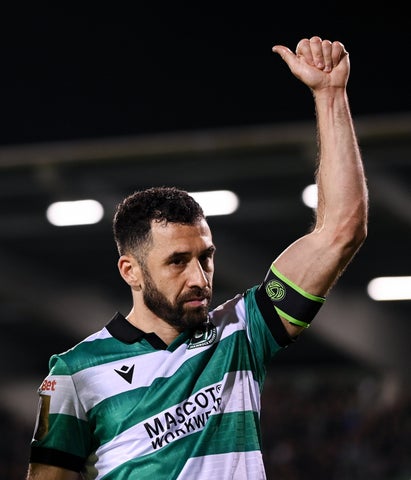 Shamrock rovers club captain Pico Lopes