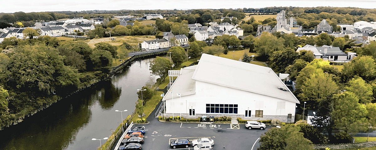 Aerial view of Coral Leisure Askeaton in County Limerick
