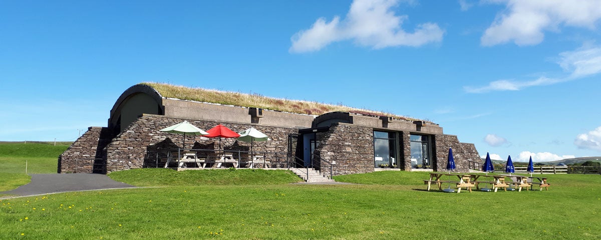 Exterior view of The Skellig Experience Visitor Centre
