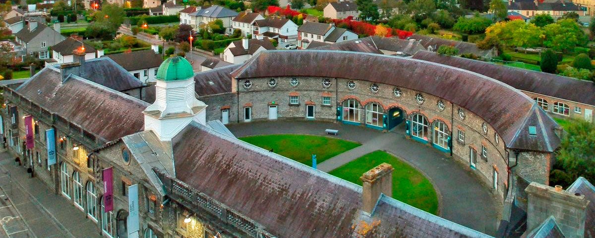 An aerial view of Kilkenny Design and the Castle Yard complex in Kilkenny