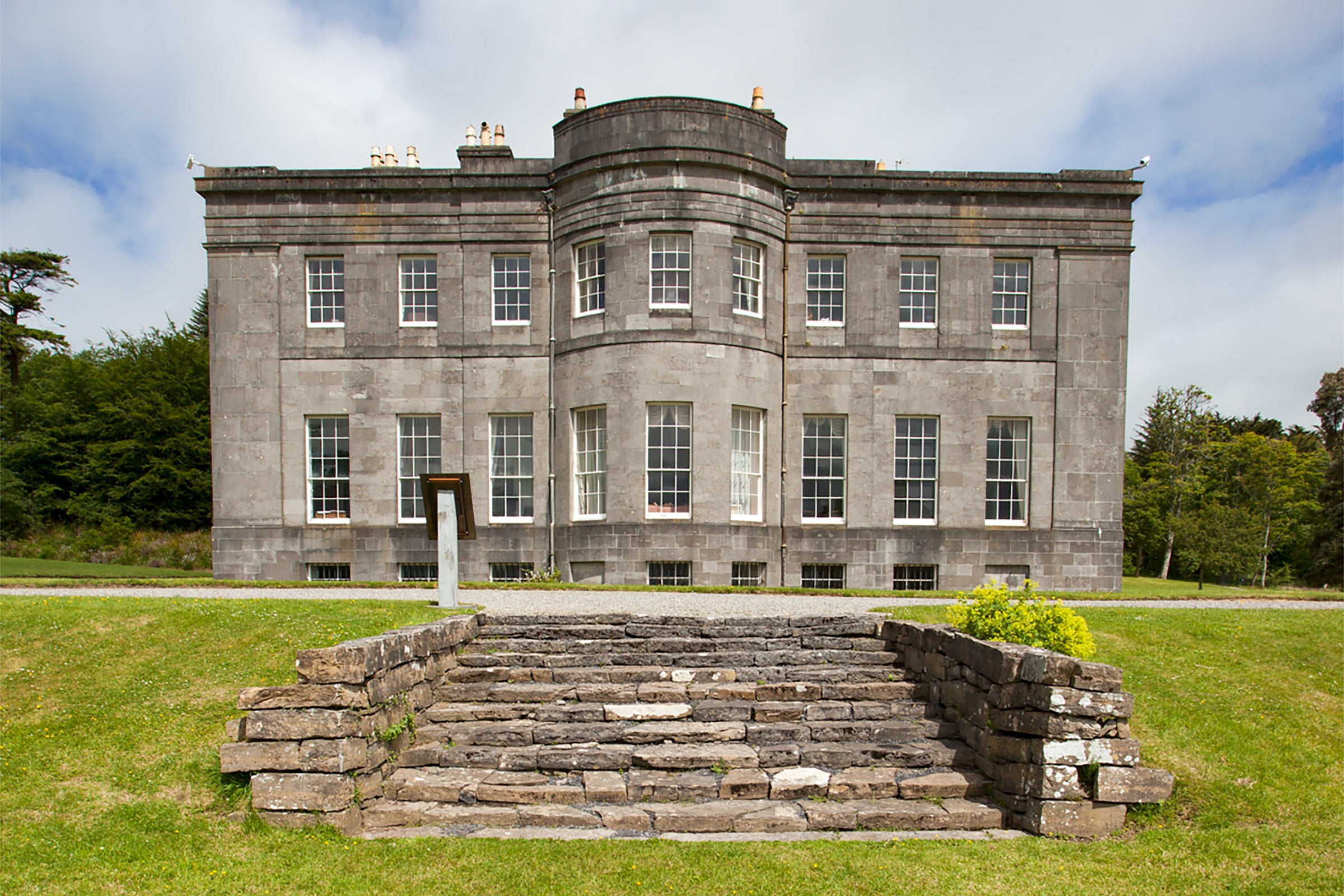 The Regency style Lissadell House.