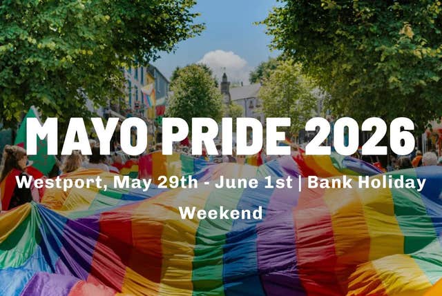 Mayo Pride 2026：在 Westport 参加海岸线边的 Pride 活动的活动图片