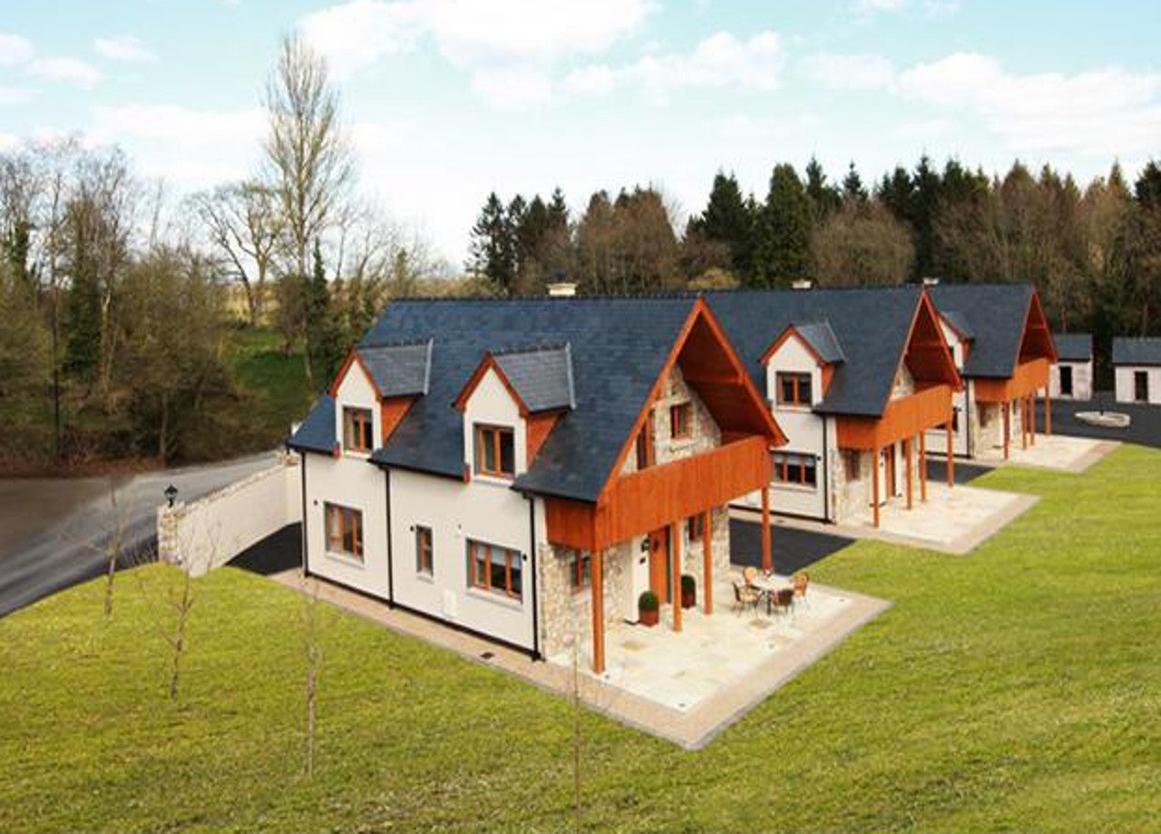 View of lodges and gardens