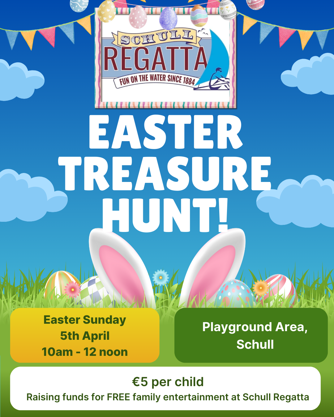 Poster for Easter Treasure Hunt Schull Regatta