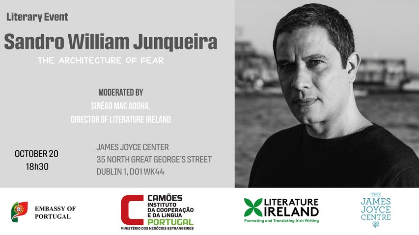Poster for an evening with Sandro Junqueira