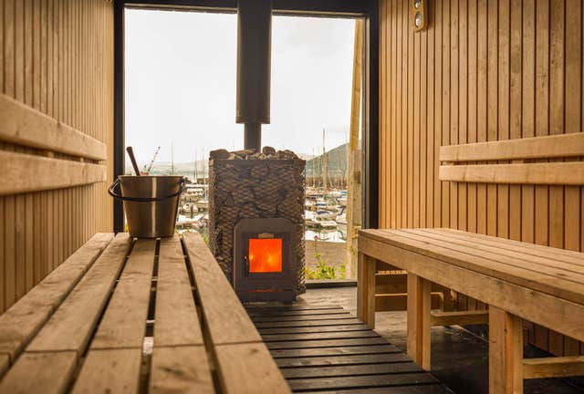 The Hot Box Sauna: Carlingford Marina