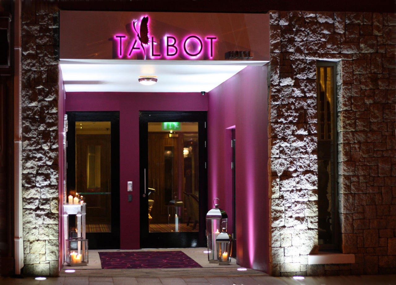 Front view of hotel