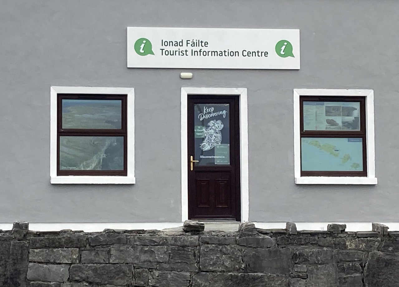 View of the exterior of Aran Tourist Information Centre