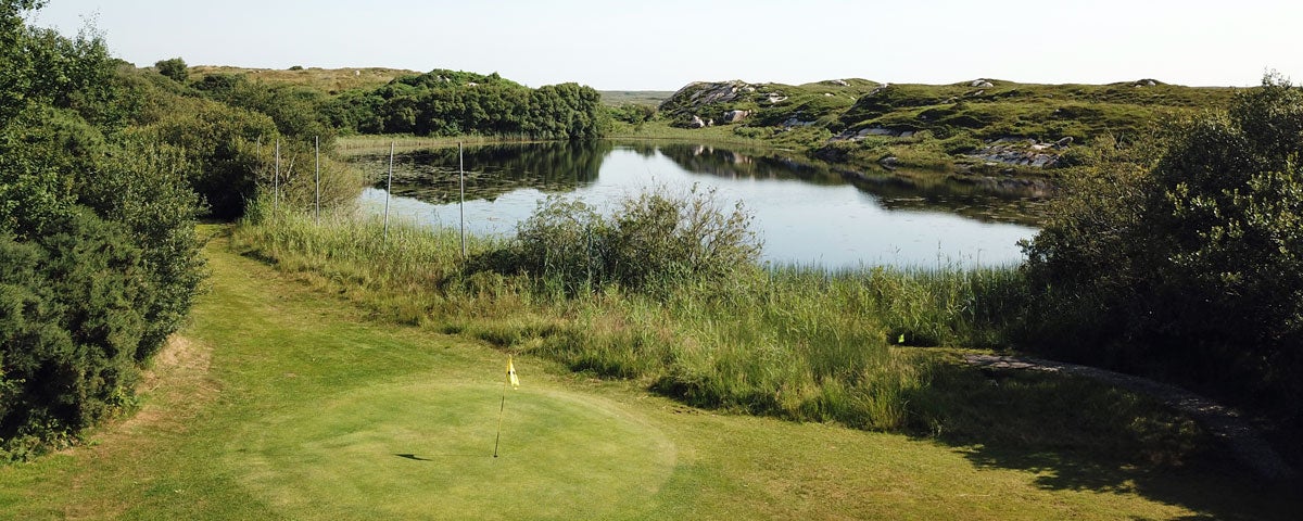 A view of Morgans Lough near the eleventh hole