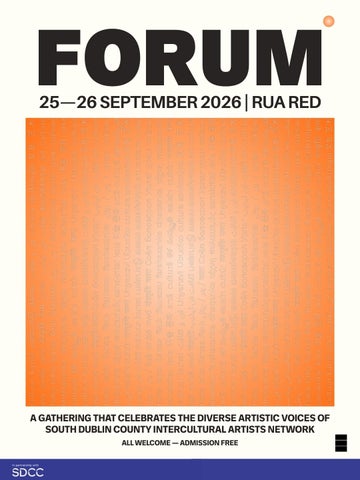 Poster for FORUM - Intercultural Network Festival
