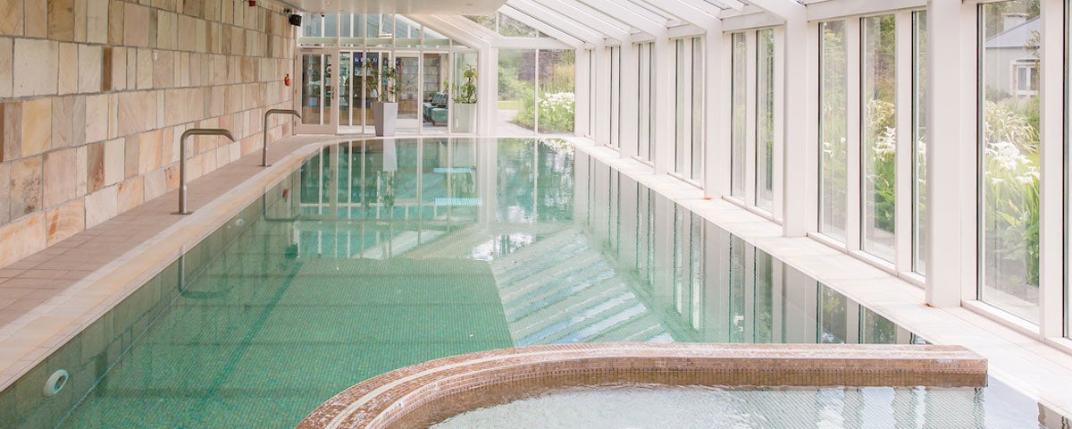 Swimming pool at Cara Organic Beauty Spa at Lough Eske Castle County Donegal