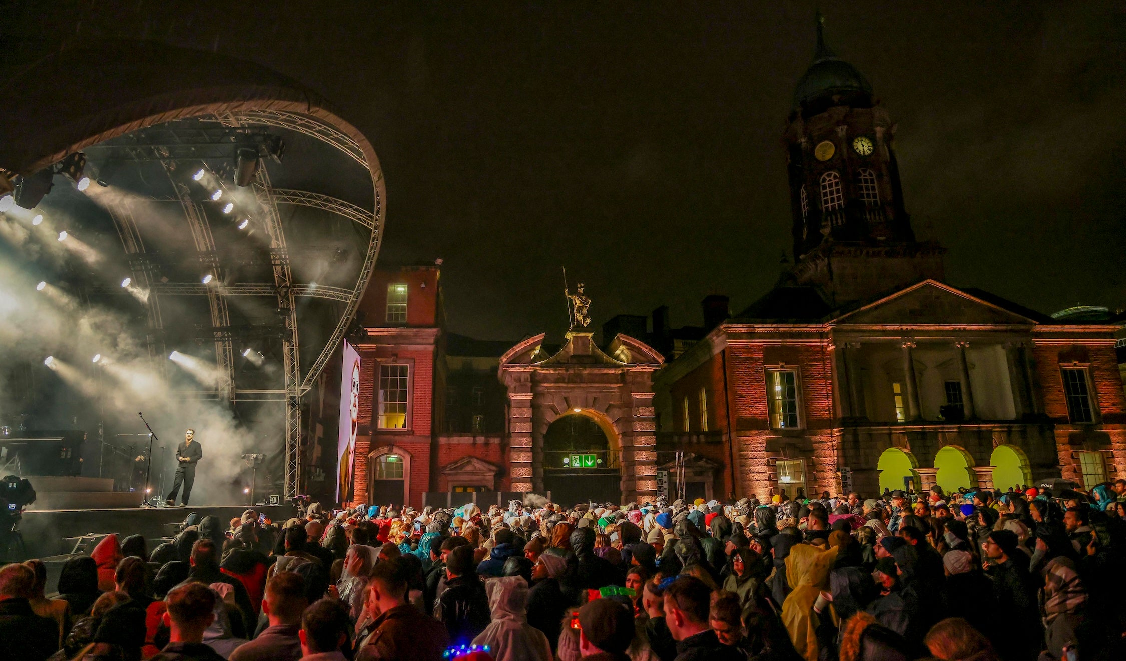 A concert at the 2024 New Year's Festival in Dublin Castle