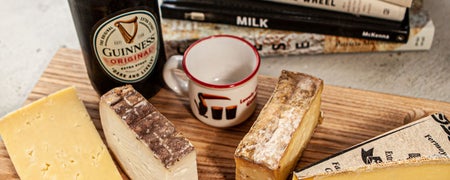 Irish School of Cheese Guinness cheese board
