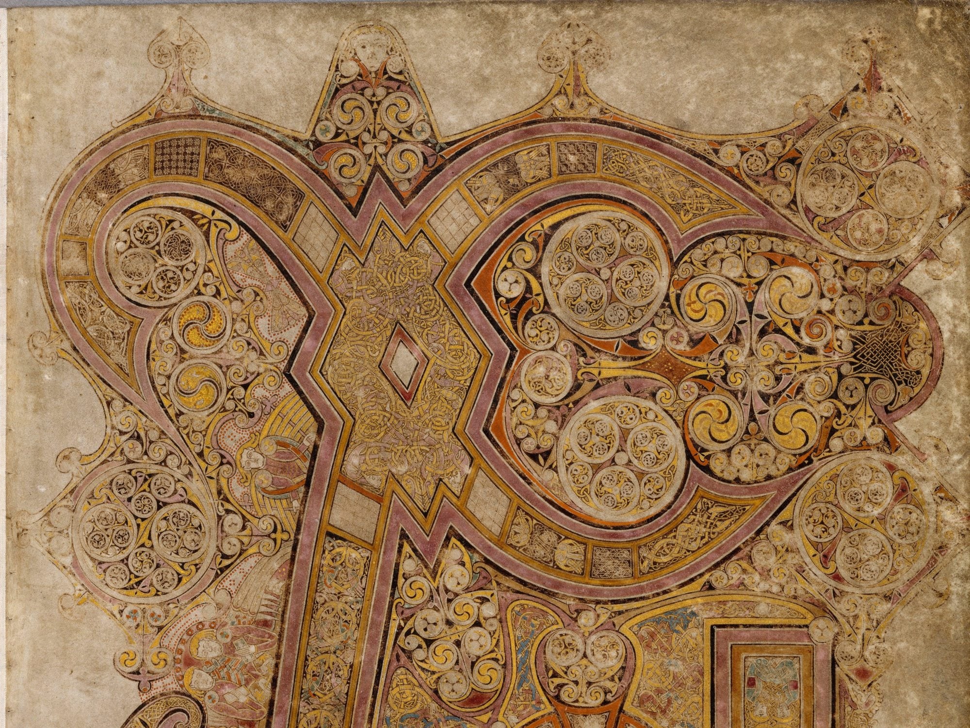 A page from the Book of Kells.