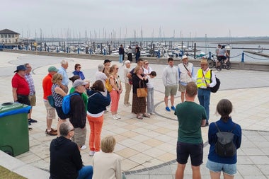 Views of Malahide Marina with Malahide Historical Tours