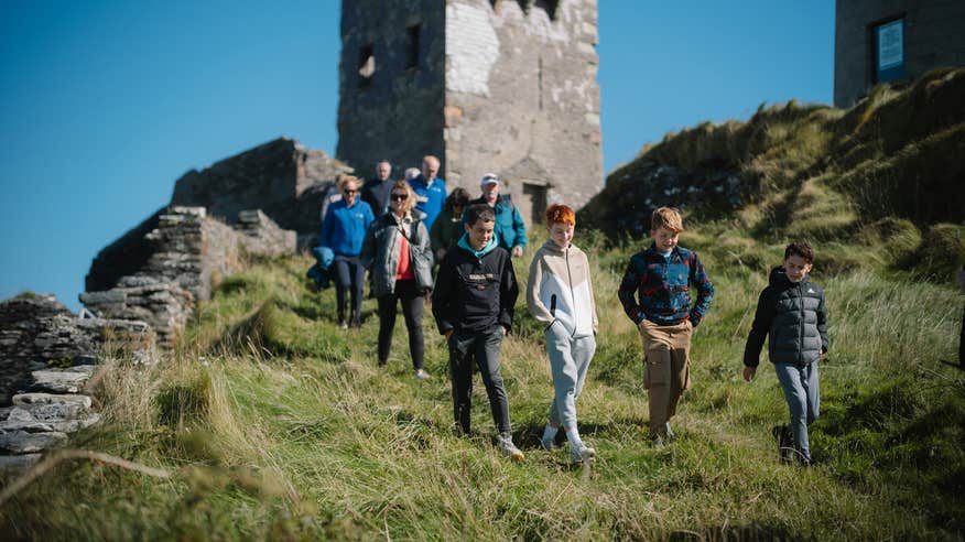 People hiking on Cape Clear, Co Cork