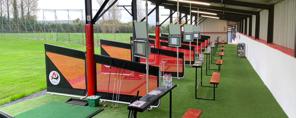 The Acres Driving Range bays