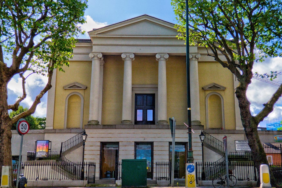 Front of Adelaide Road Presbyterian Church Dublin